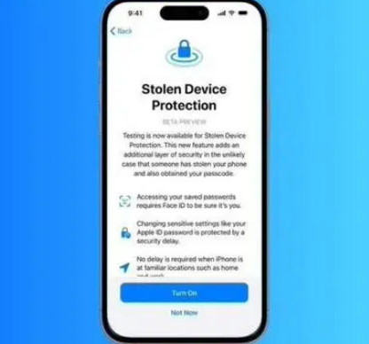 故城苹果授权维修店分享被盗设备保护功能开启方法 