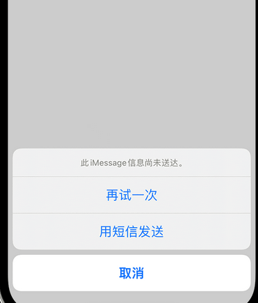 故城apple维修iPhone上无法正常发送iMessage信息