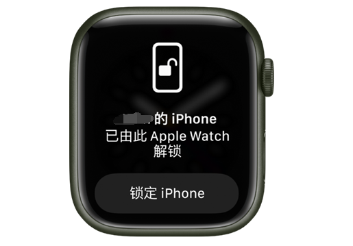 故城苹果手机维修分享用 AppleWatch 解锁配备面容 ID 的 iPhone方法 