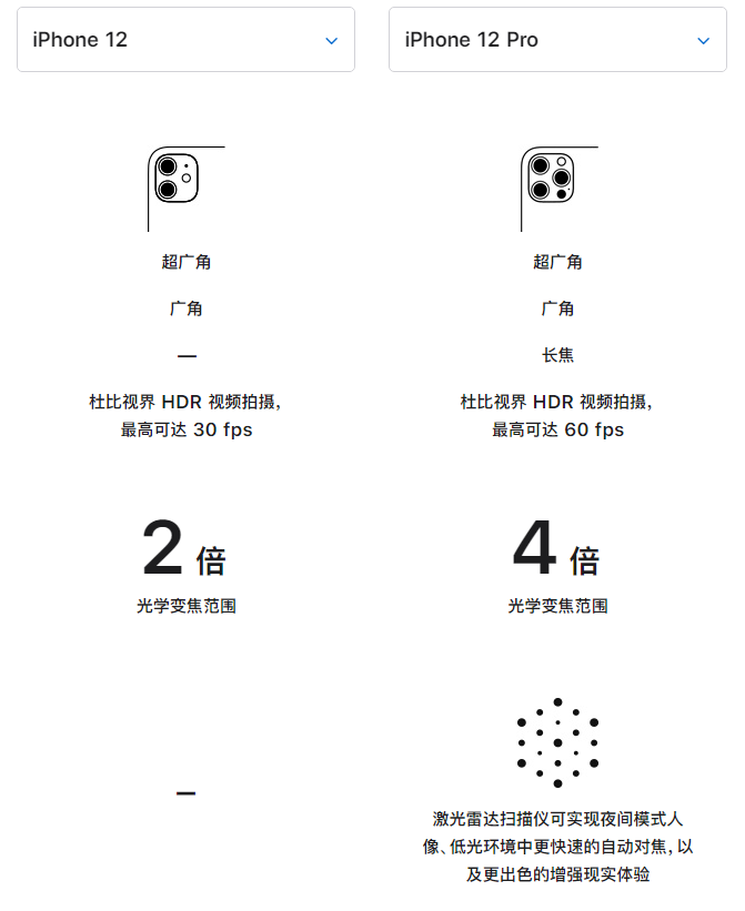 故城苹果手机维修分享苹果 iPhone 12 与 iPhone 12 Pro 选哪款 